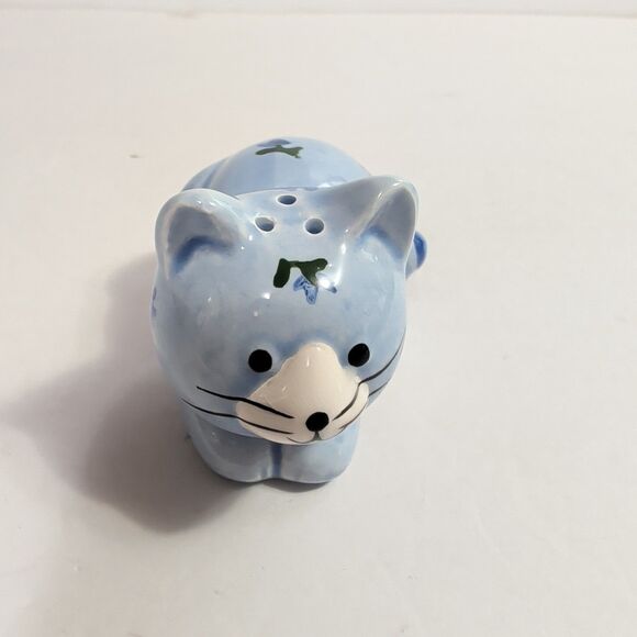 Vtg Otagiri Ceramic Blue Cat Salt & Pepper Shaker & Creamer Set 1980's - Picture 13 of 16